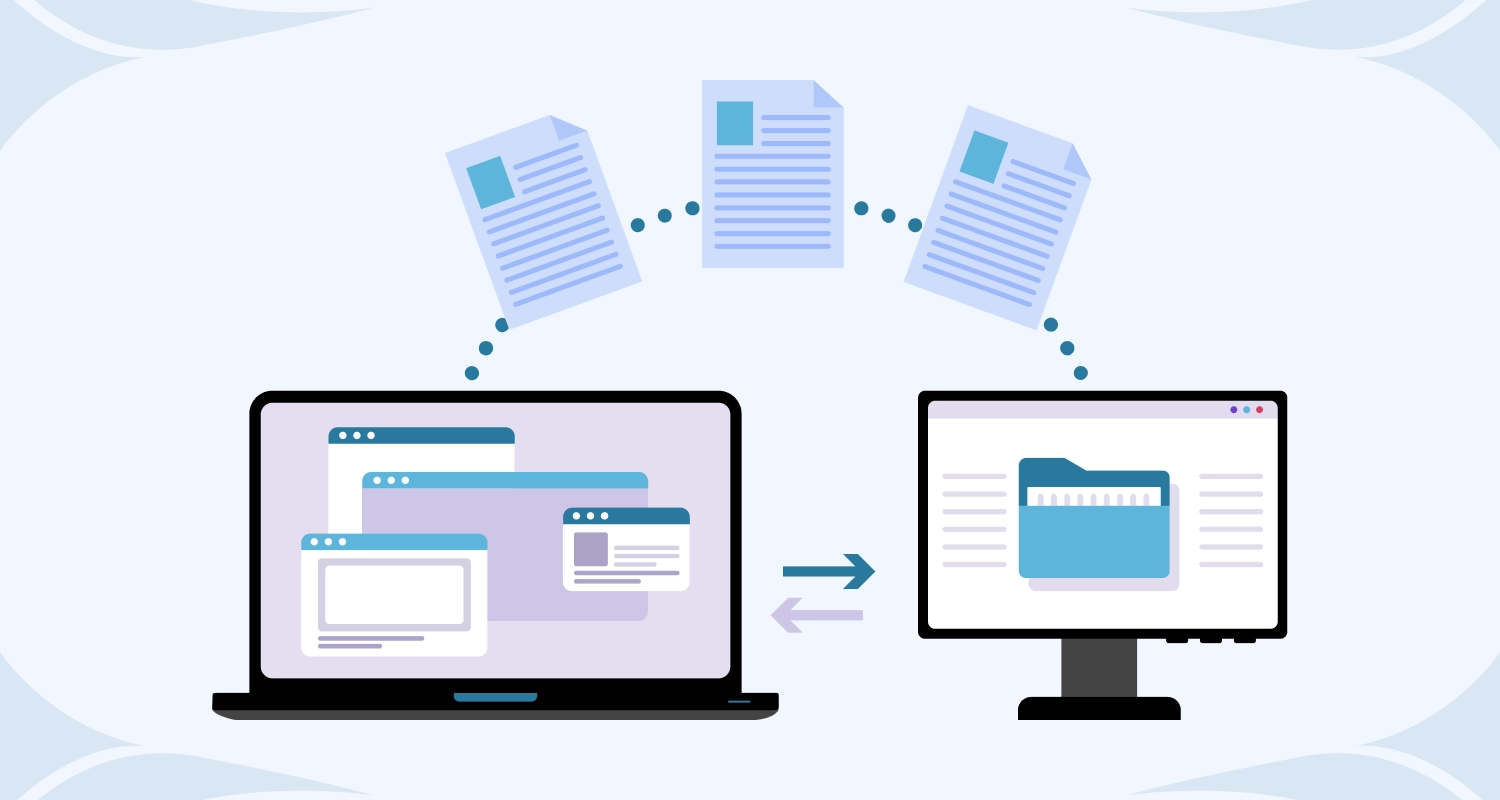 Website migration illustration