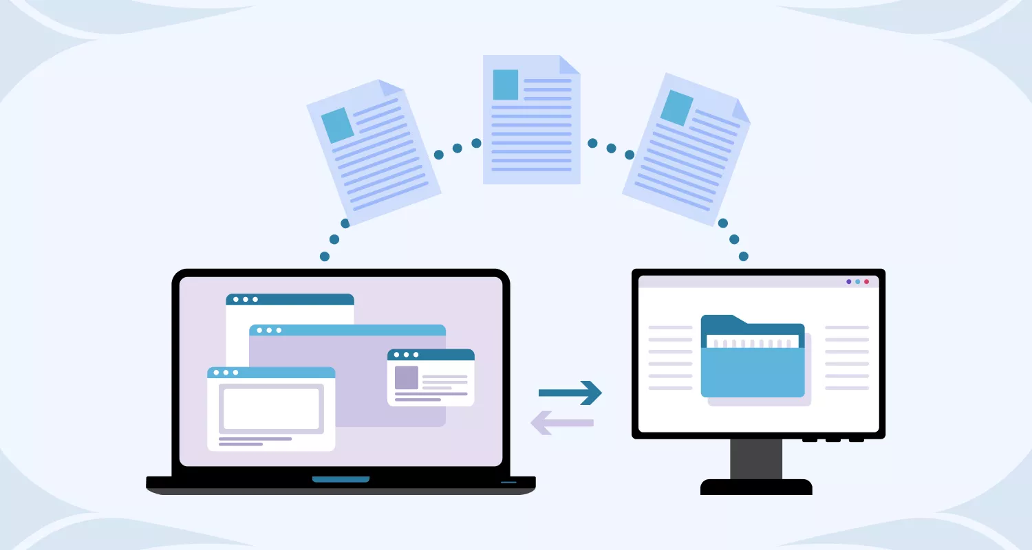 Website migration illustration