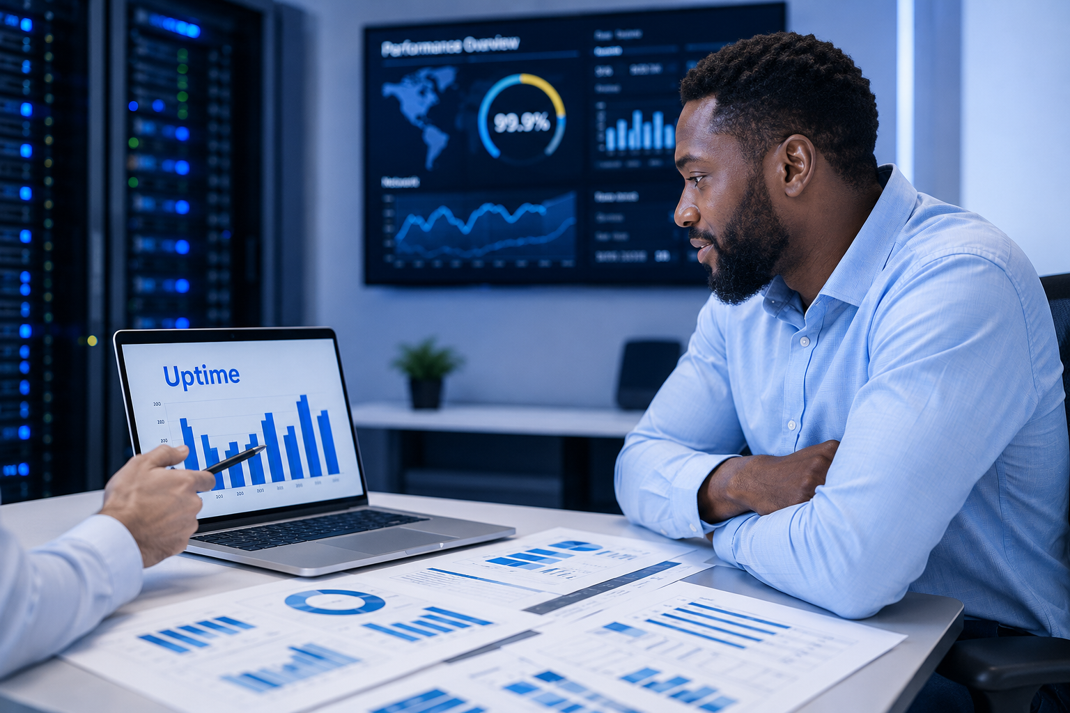 Performance metrics dashboard