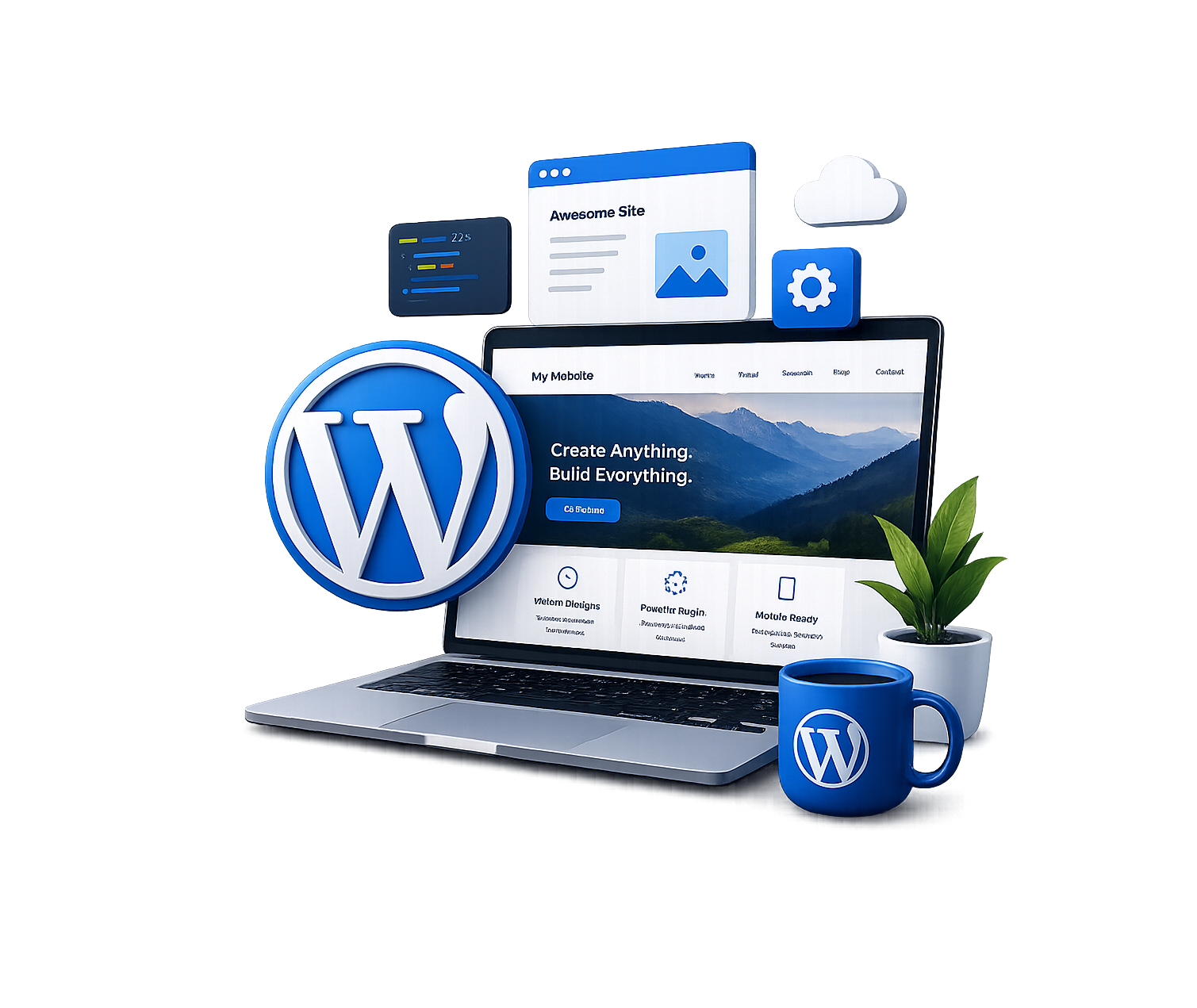 WordPress hosting dashboard